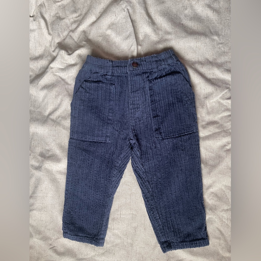 Zara kids Blue Corduroy Pants
